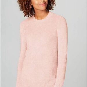 J. Jill Pink Chenille Sweater